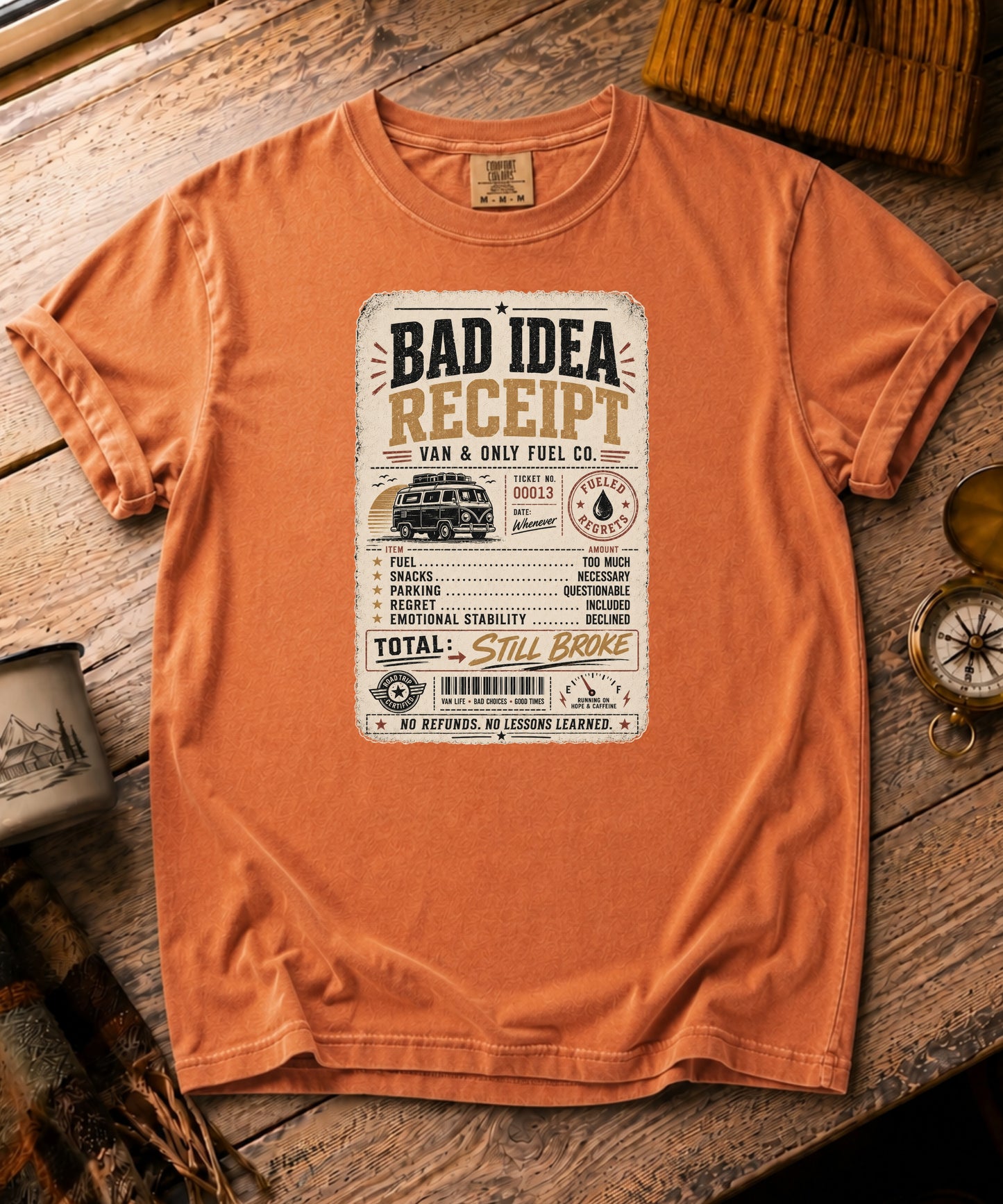 Bad Idea Receipt Tee