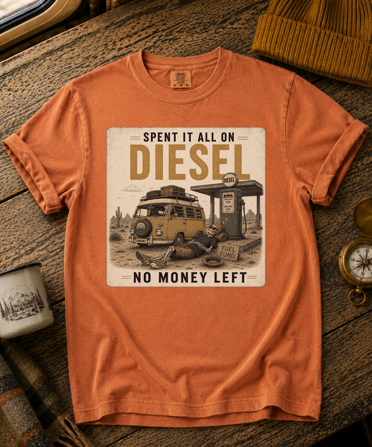 Spent It All On Diesel Vintage Tee
