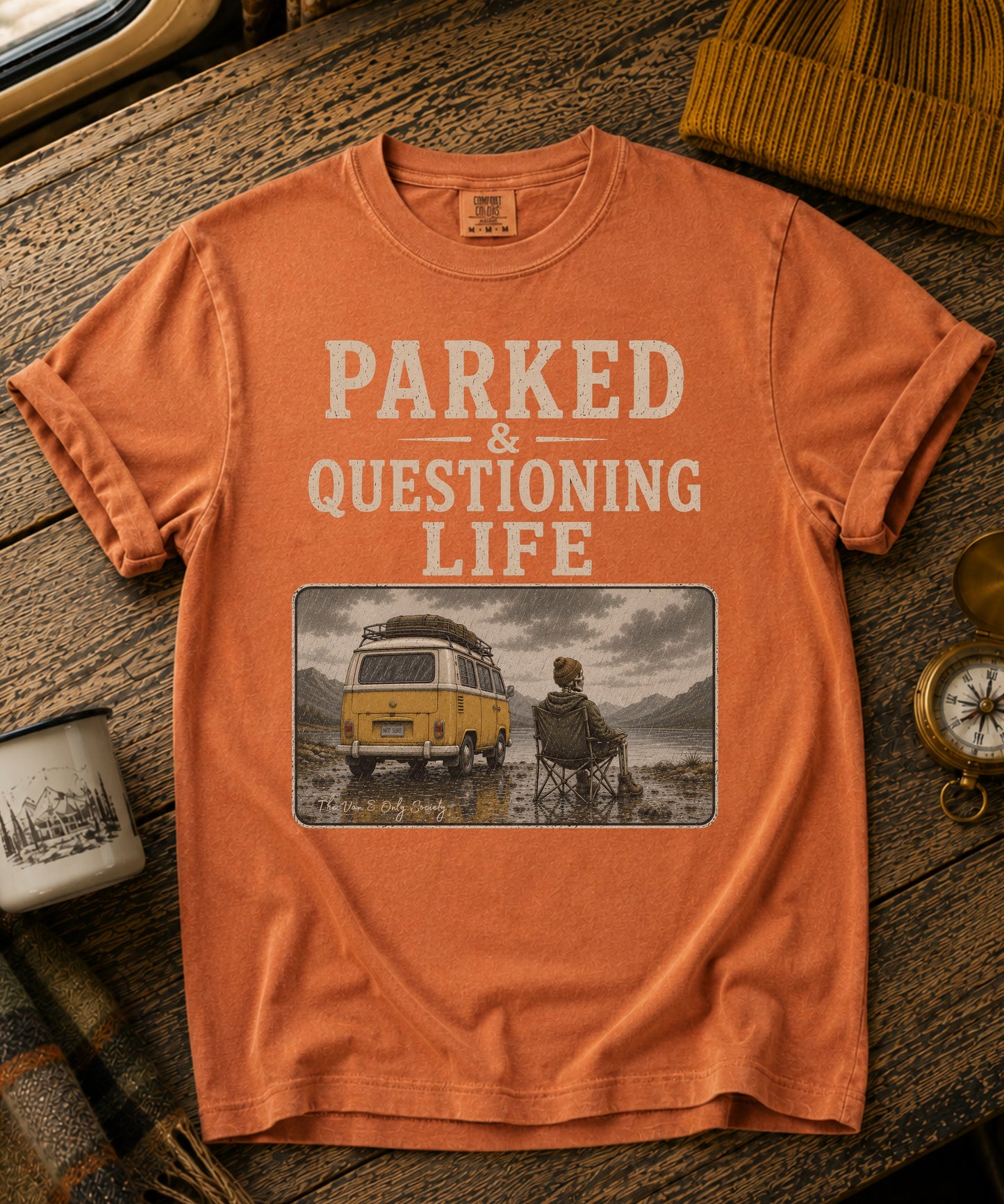 Parked And Questioning Life Vintage Tee