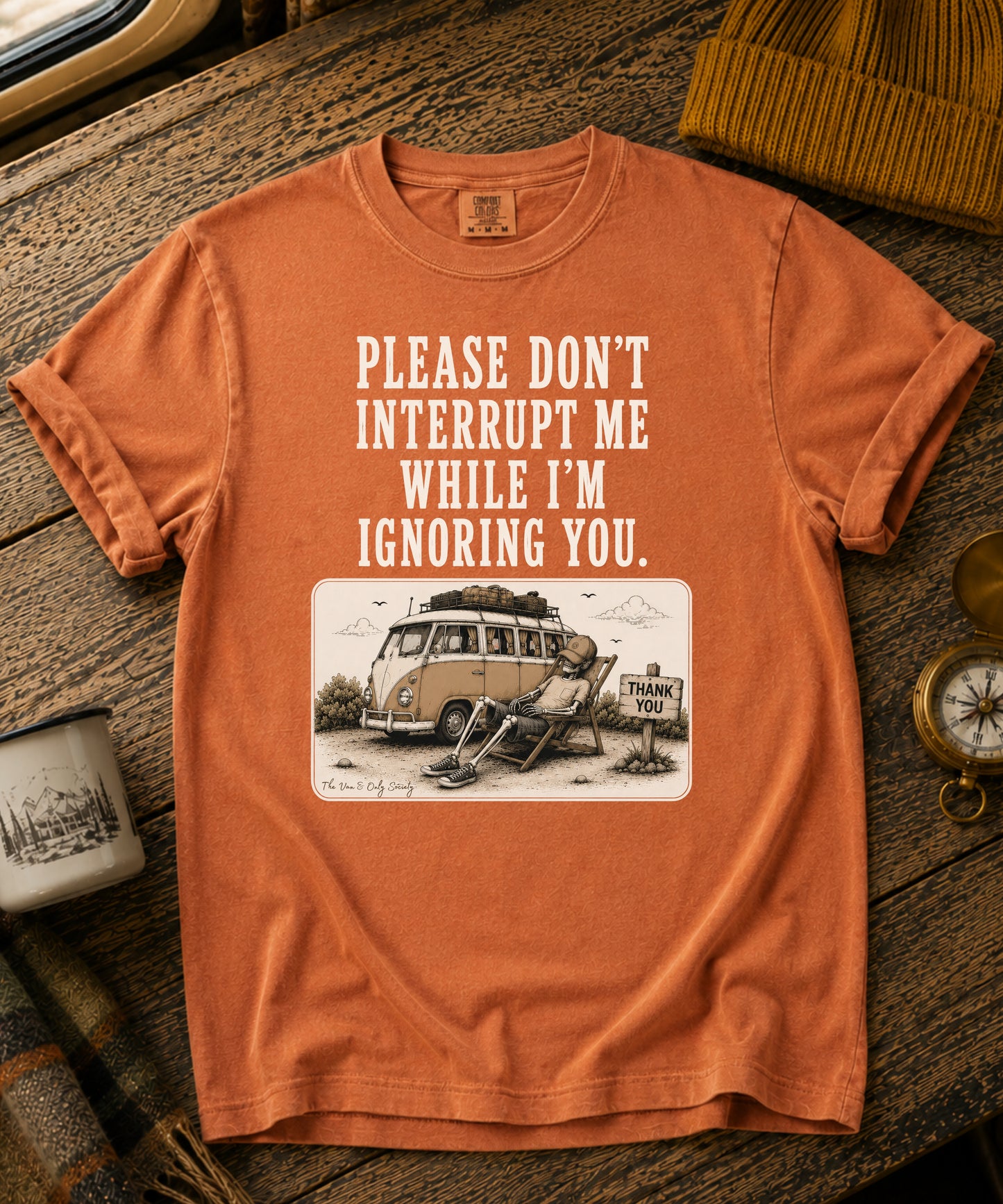 Please Don`t Interrupt Me Vintage Tee