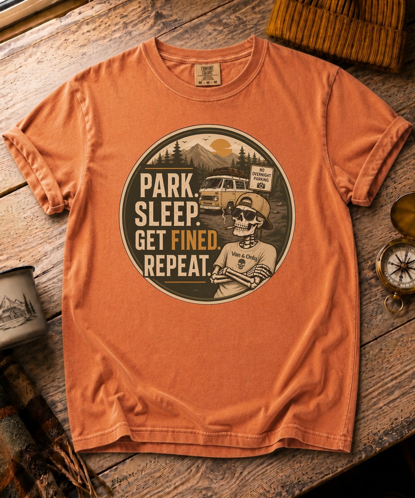 Park. Sleep. Get Fined Tee