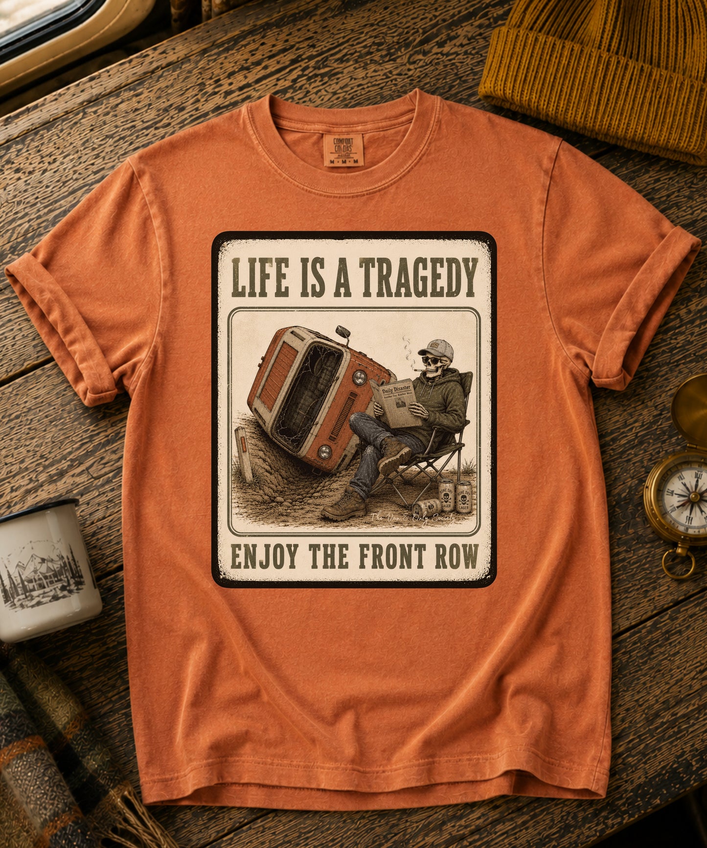 Life Is A Tragedy Vintage Tee
