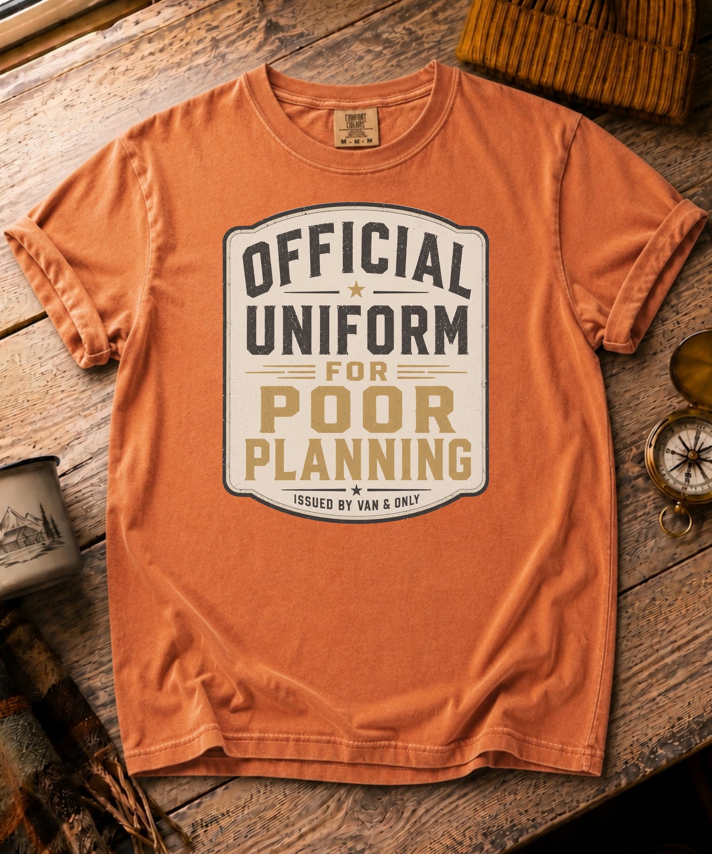 Official Poor Planning Uniform Tee